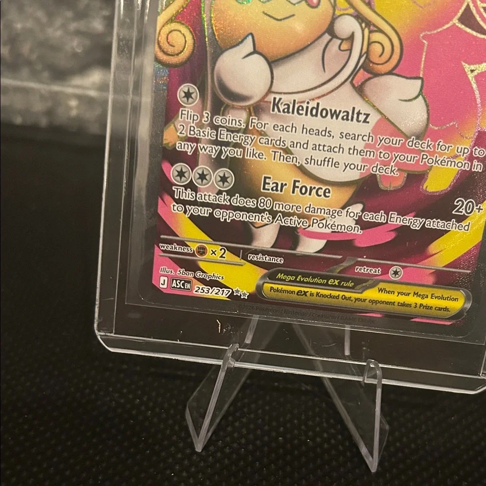 Pokemon‎ Mega Audino Full Art EX Holo Card 253/217 from Ascended Heroes M/NM